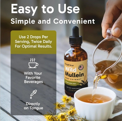 New Maximum Potency Mullein Drops For Smokers | RespiClear