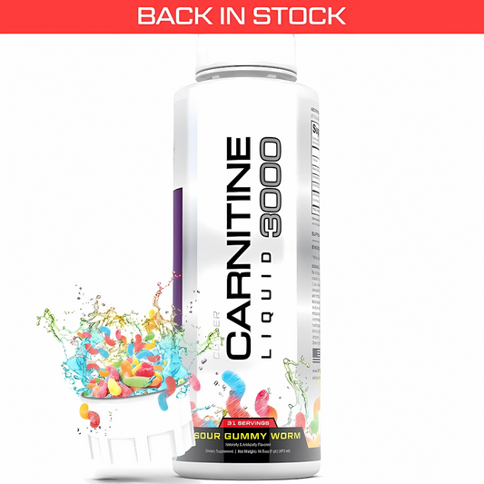Suplemento líquido de carnitina | Sabor a gusano de gomita ácida